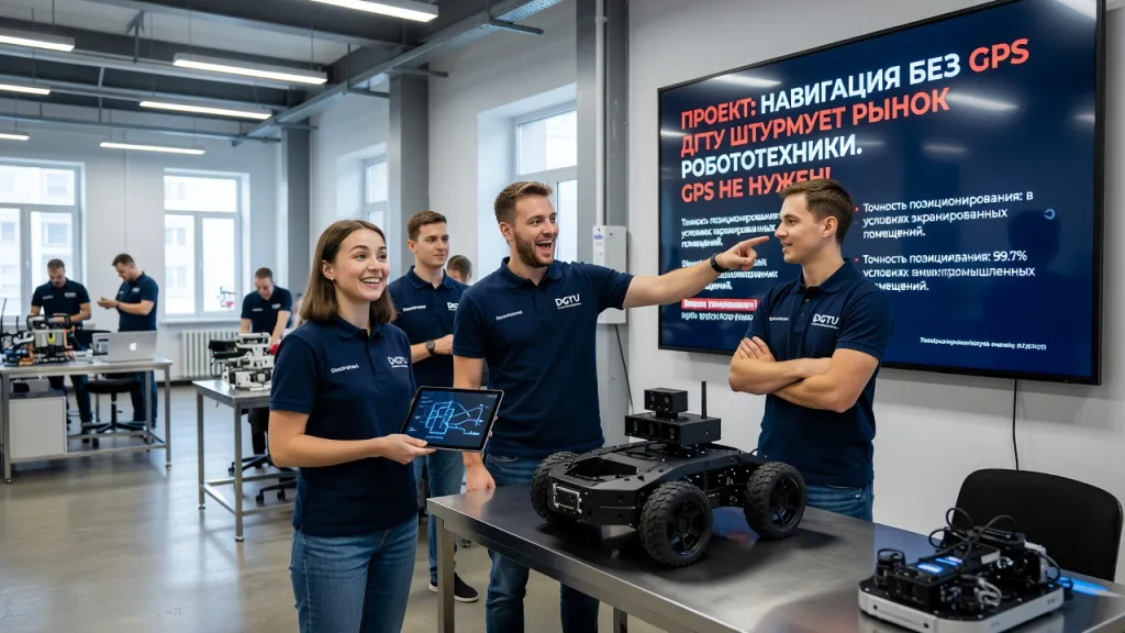 ДГТУ штурмует рынок робототехники. GPS не нужен!